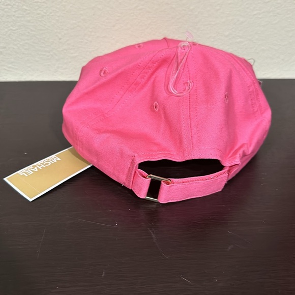 New Michael Kors Signature MK Canvas Baseball Cap - Picture 4 of 5